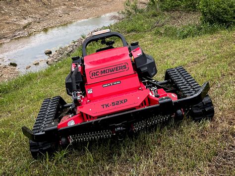 remote control lawn mower with tracks